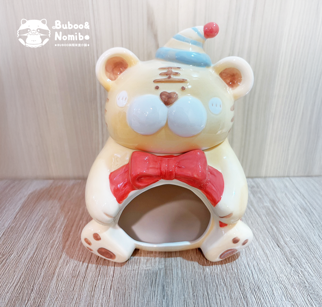 ✨新品現貨上架✨超可愛老虎陶瓷窩 超大陶瓷窩