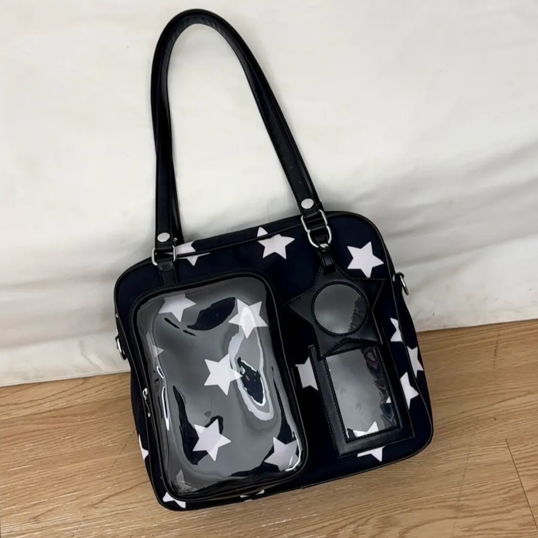 56職場菁英-超大容量簡約百搭公文痛包 星星款（預購）