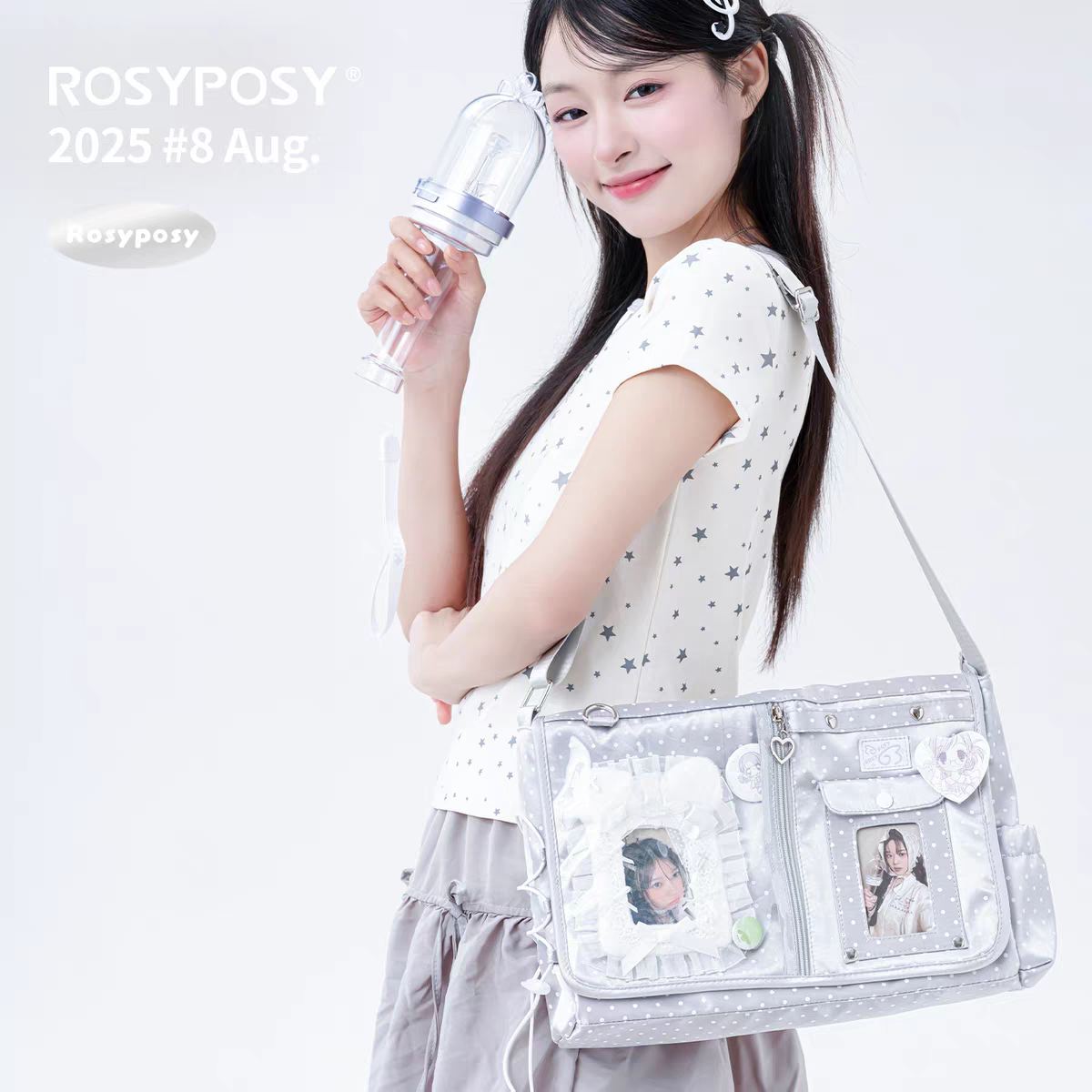 （新品）199.甜美蛋糕-大容量波點追星痛包