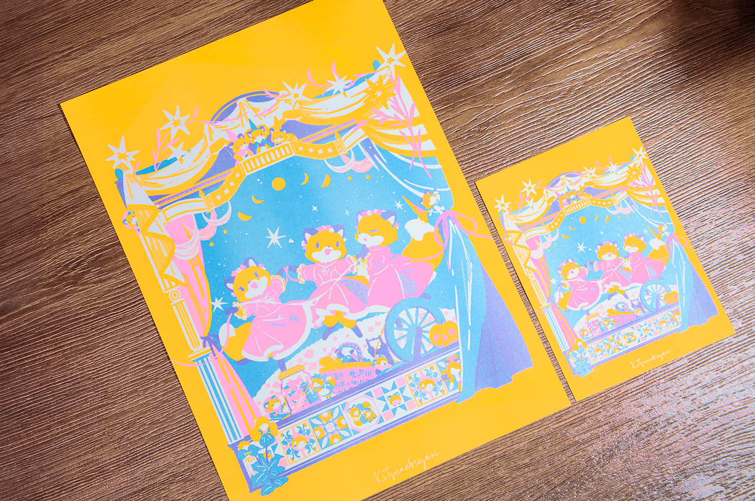 狐狸劇場 RISO 海報／明信片