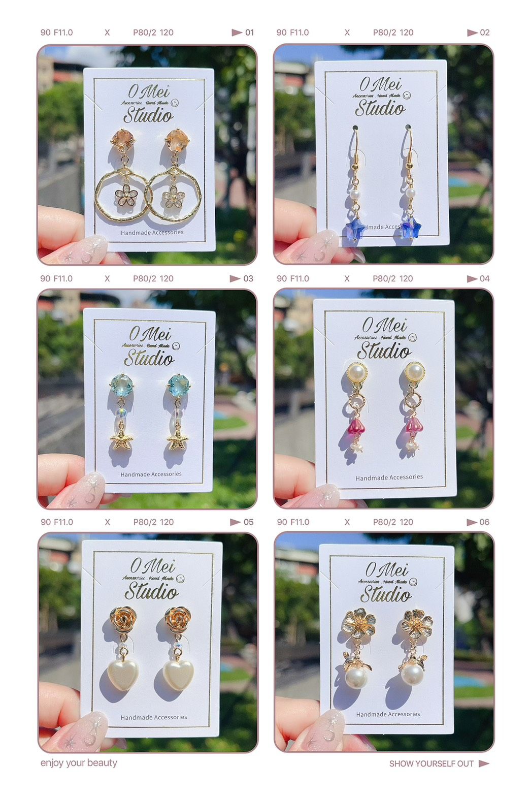 手作耳環-2025.09-3 新品 -點進來看細項