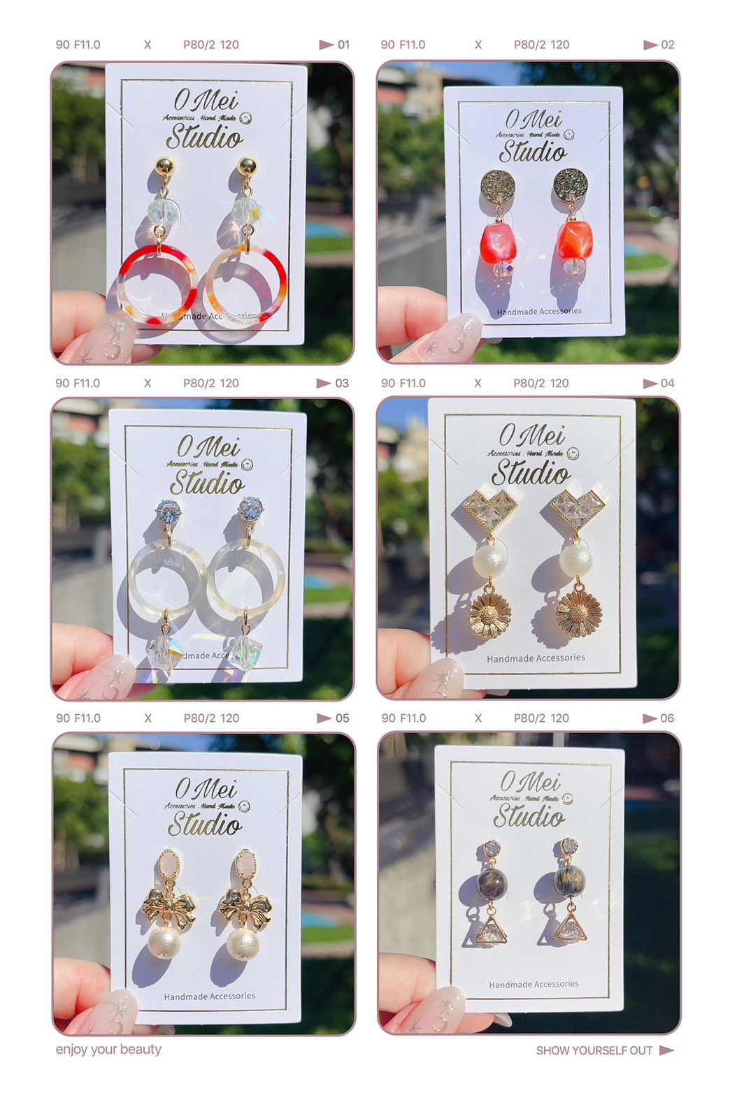 手作耳環-2025.09-4 新品 -點進來看細項