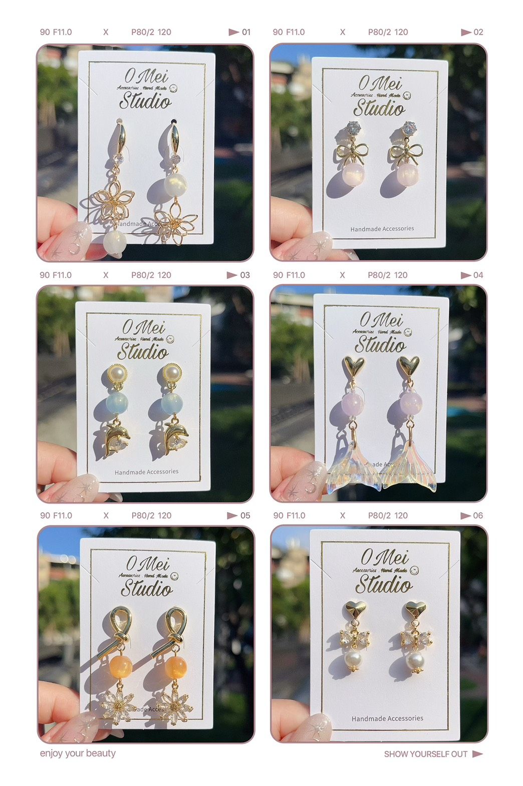 手作耳環-2025.09-5 新品 -點進來看細項