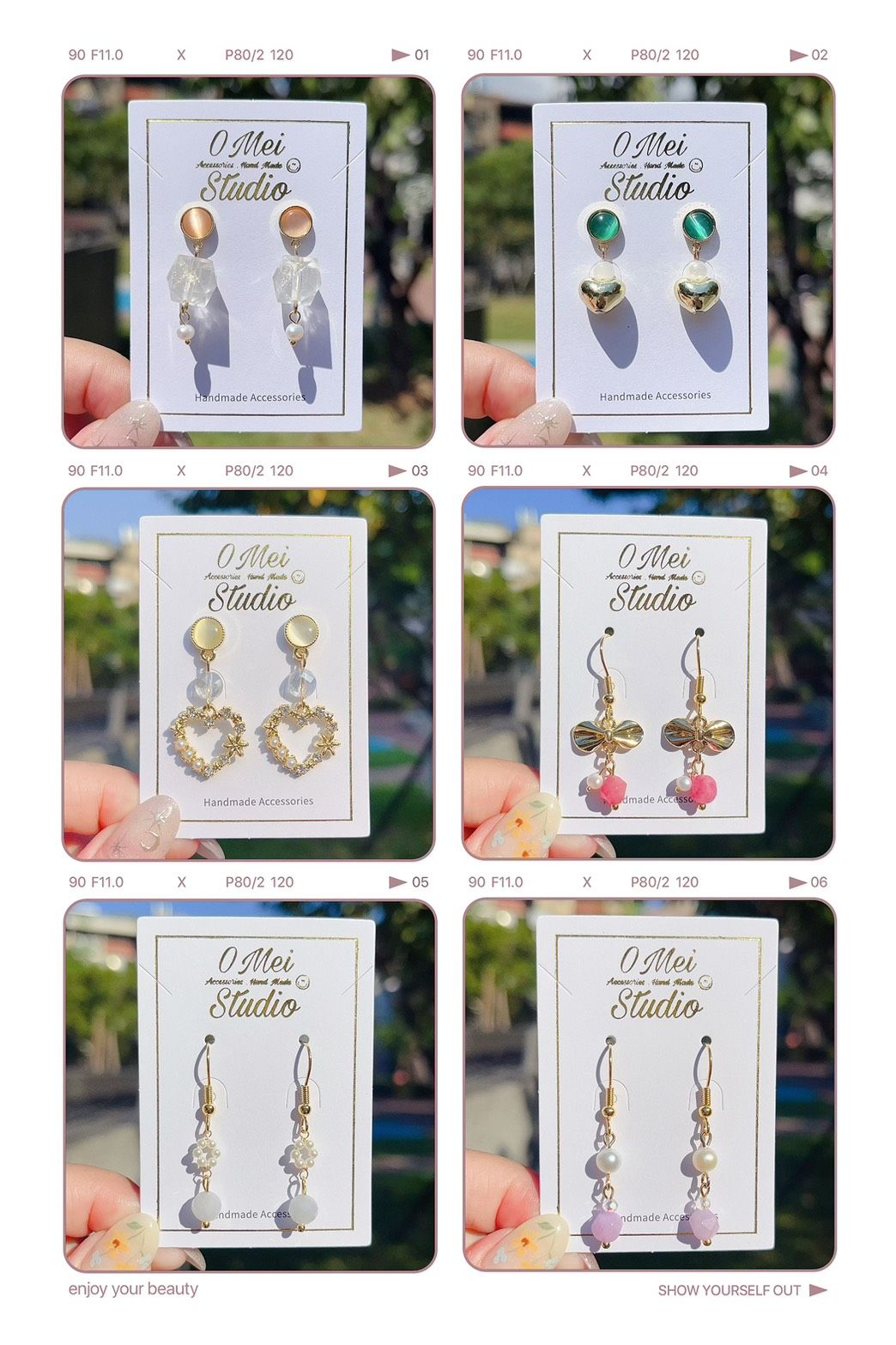 手作耳環-2025.10-3 新品 -點進來看細項