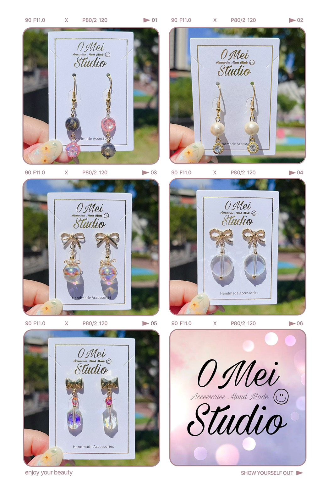 手作耳環-2025.10-4 新品 -點進來看細項