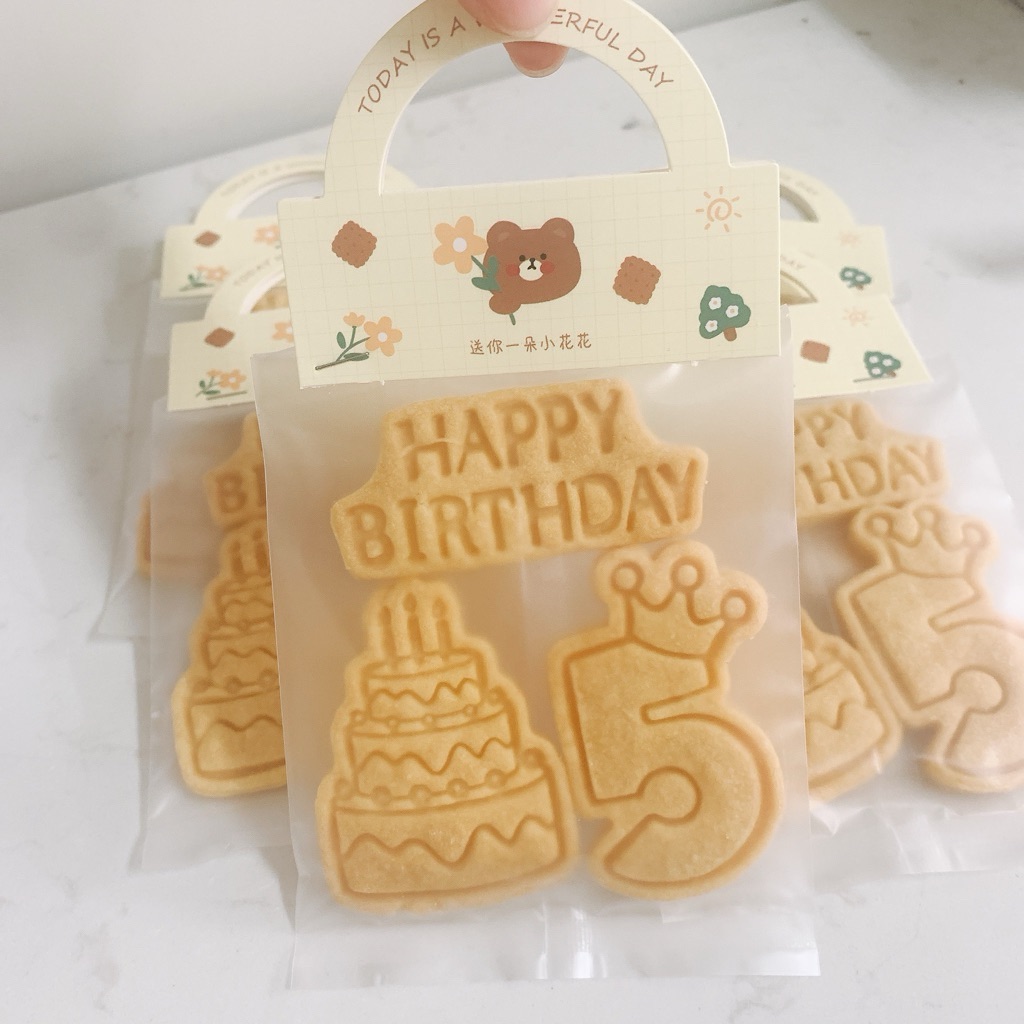 手提款  3入一組 生日餅乾