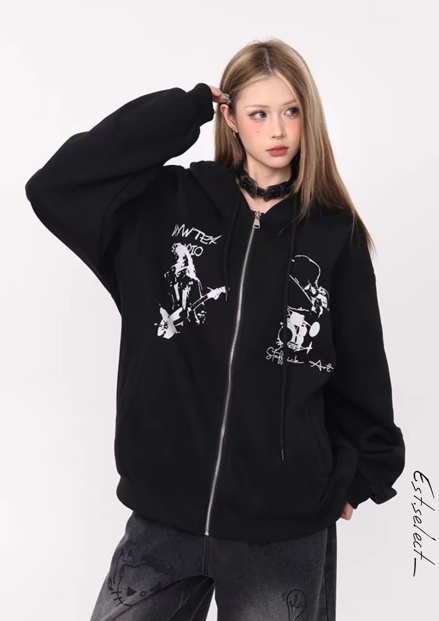 美式復古連帽外套