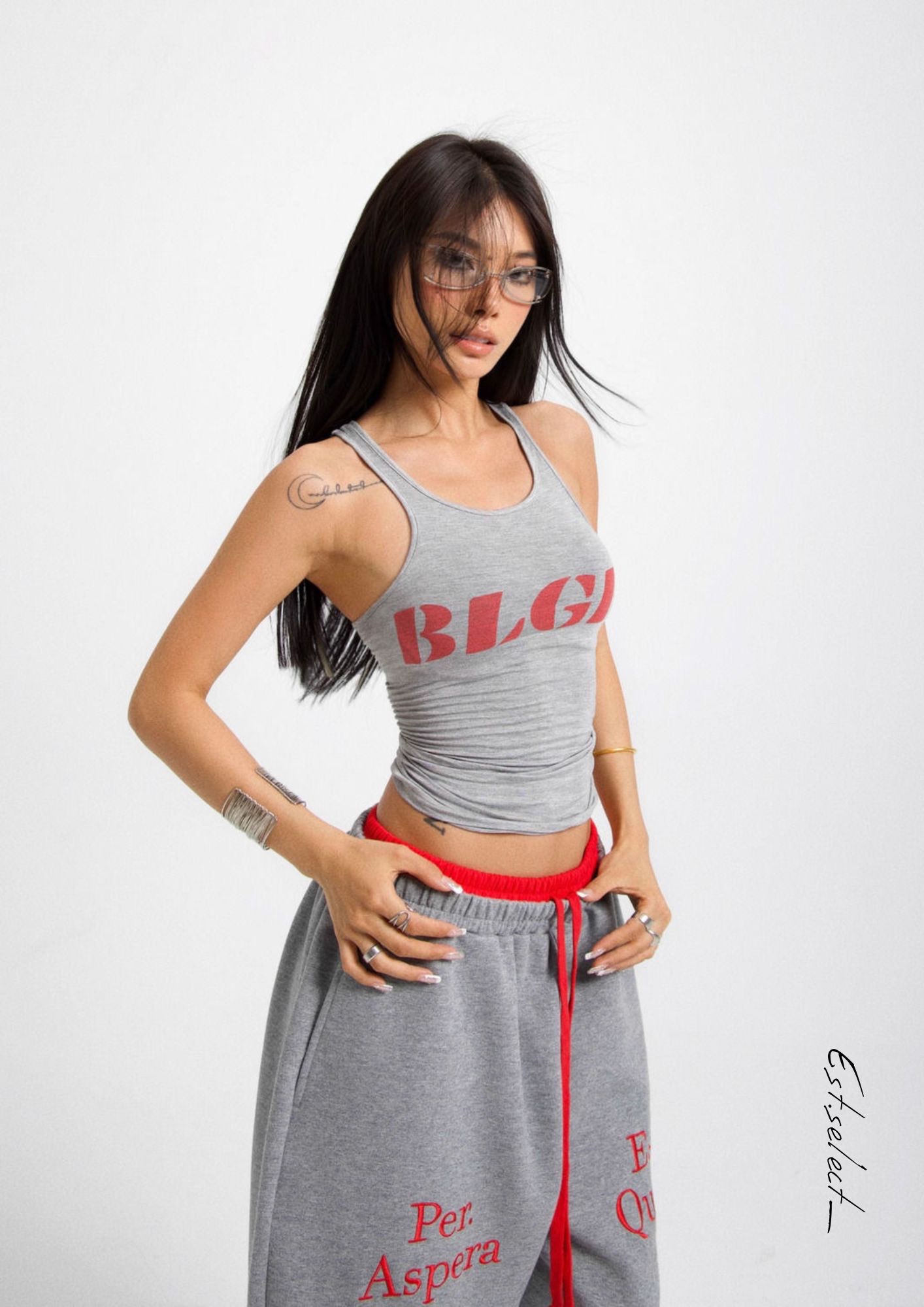 美式辣妹運動套裝