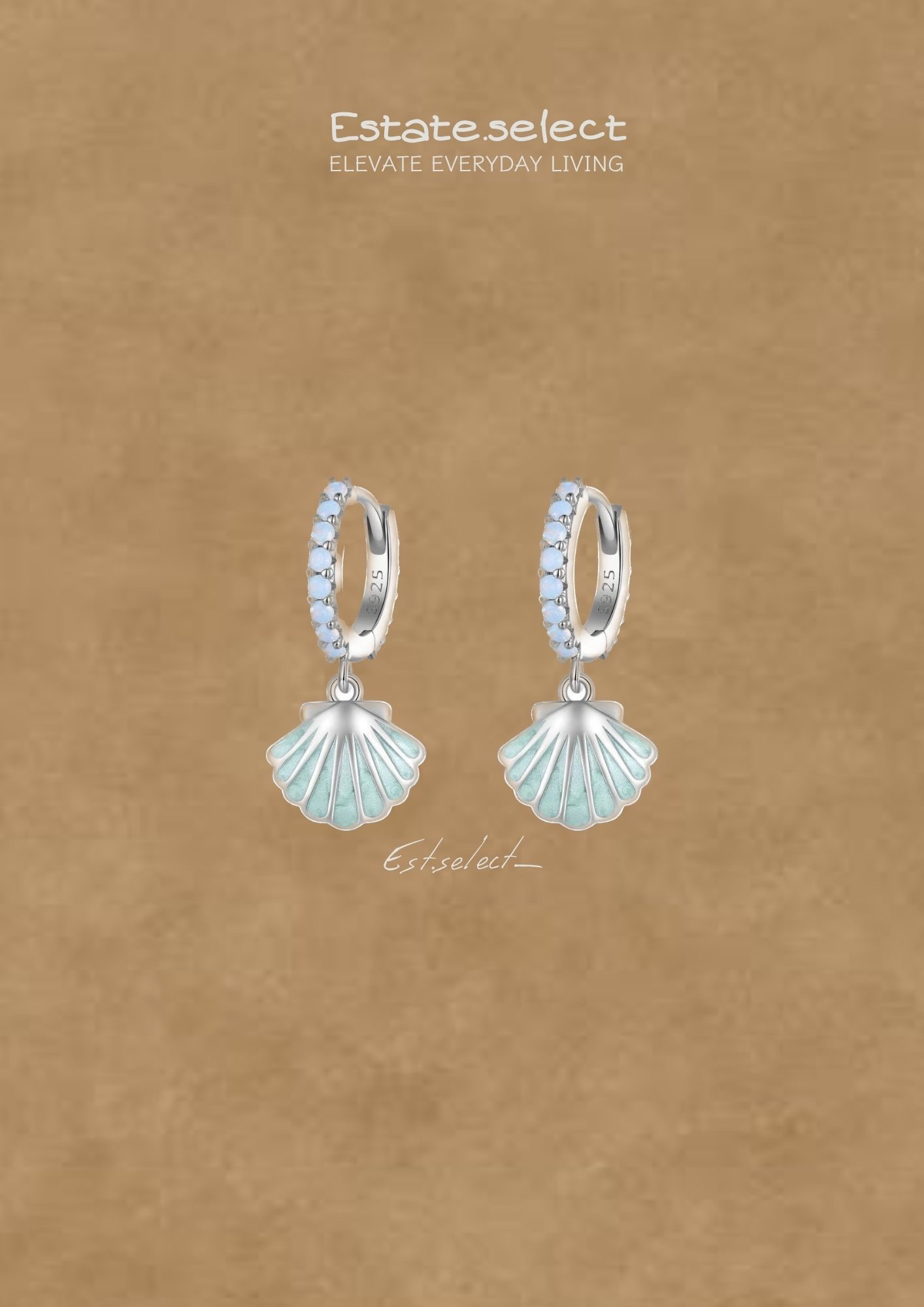 海之貝戀.貝殼耳環