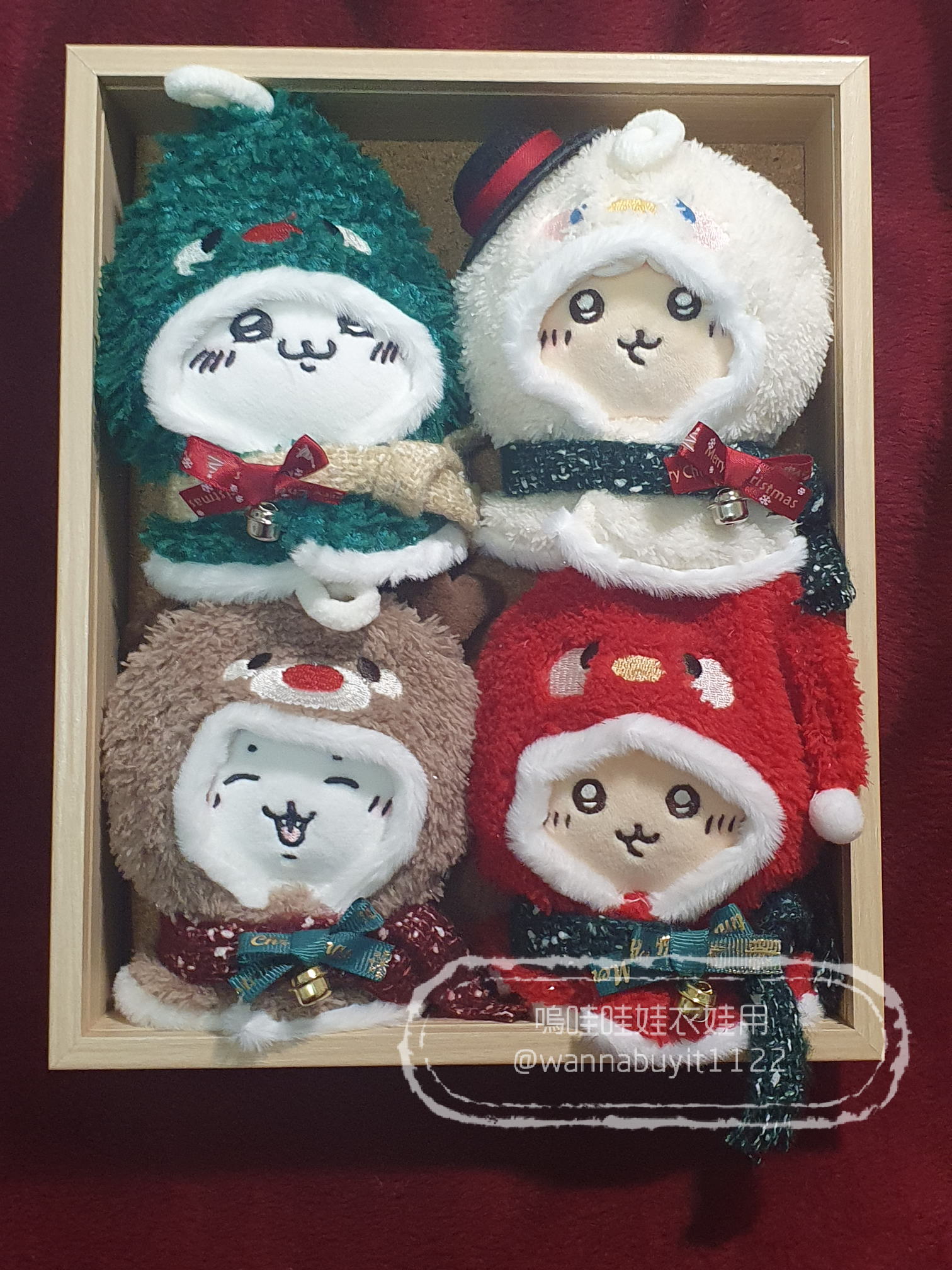 10cm/吉伊卡哇吊飾聖誕娃衣系列
