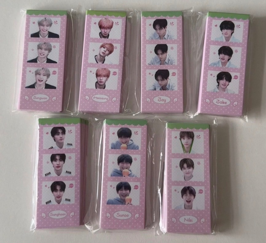 mini 粉三格（3*7.5cm）每份20张