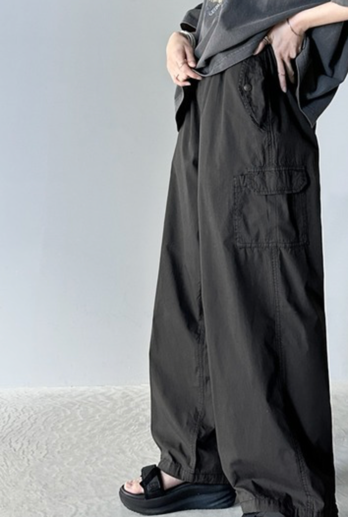 現貨！JaVa 聯名款 復古應援造型♪ 夏日必備！100%純棉軍風水洗感工裝褲 jv1209014