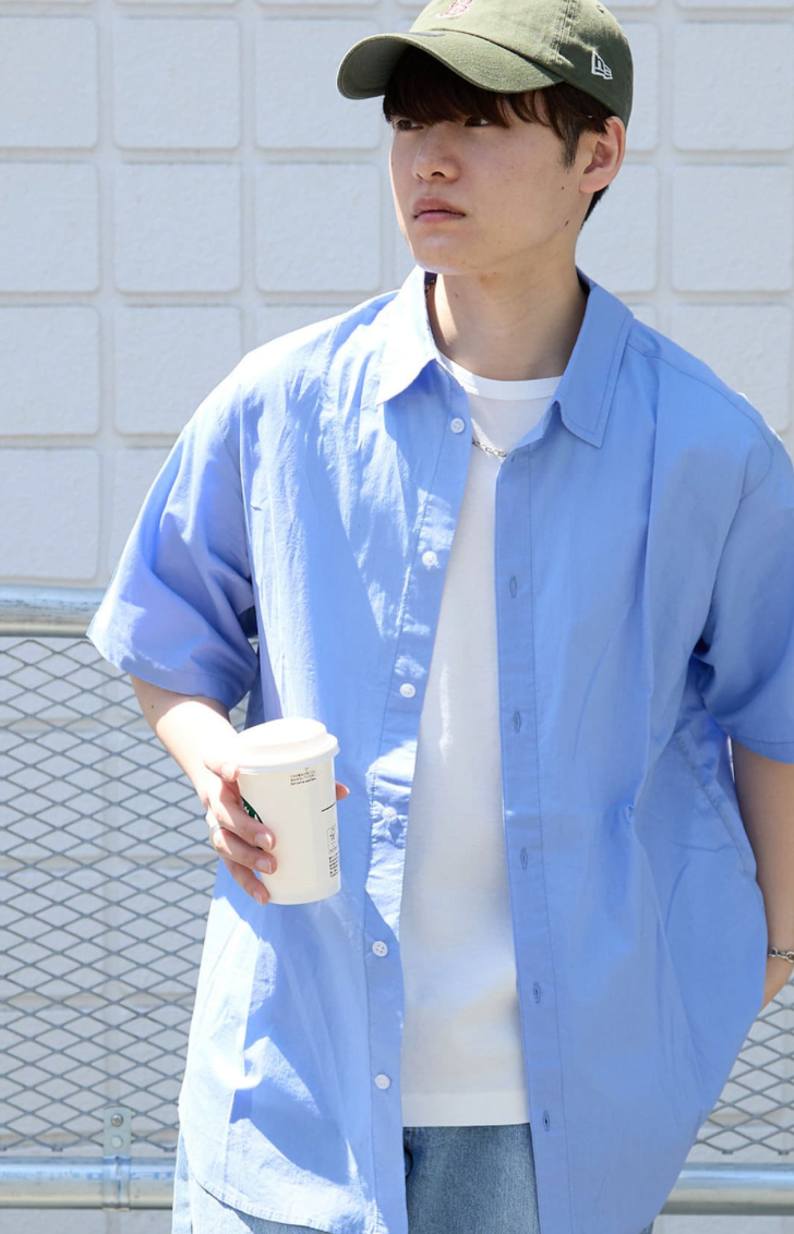 現貨！男女可穿【Discoat】泡布短袖襯衫