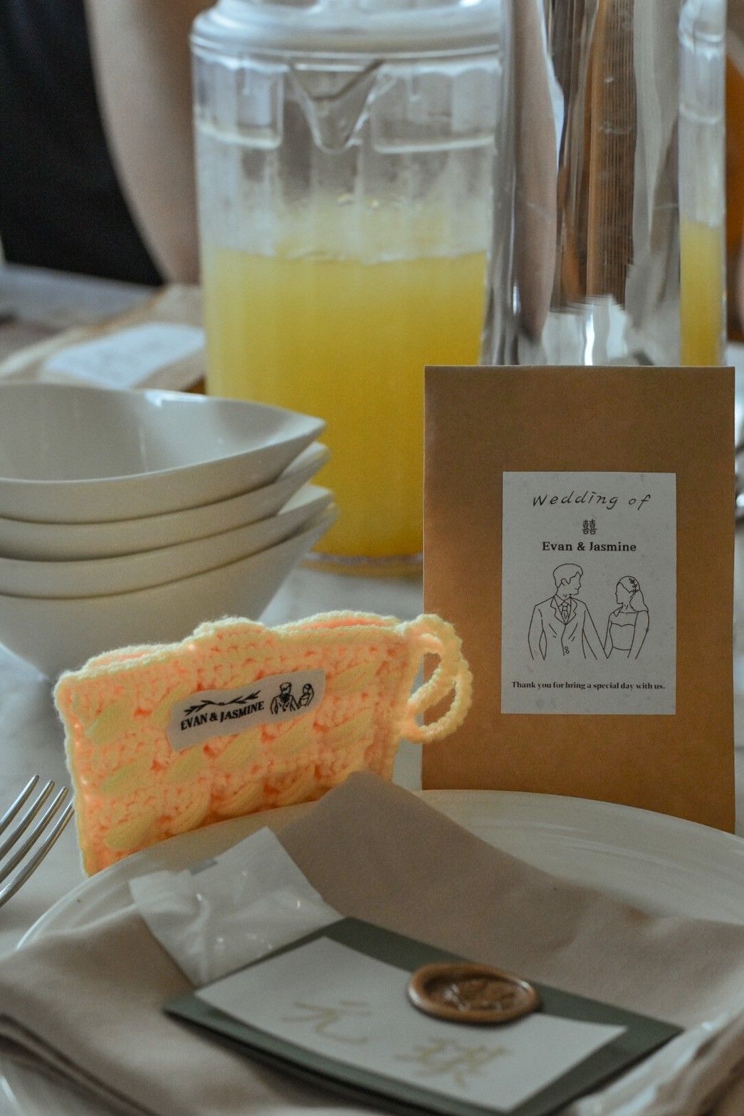 【婚禮小物】客製棉花糖卡夾