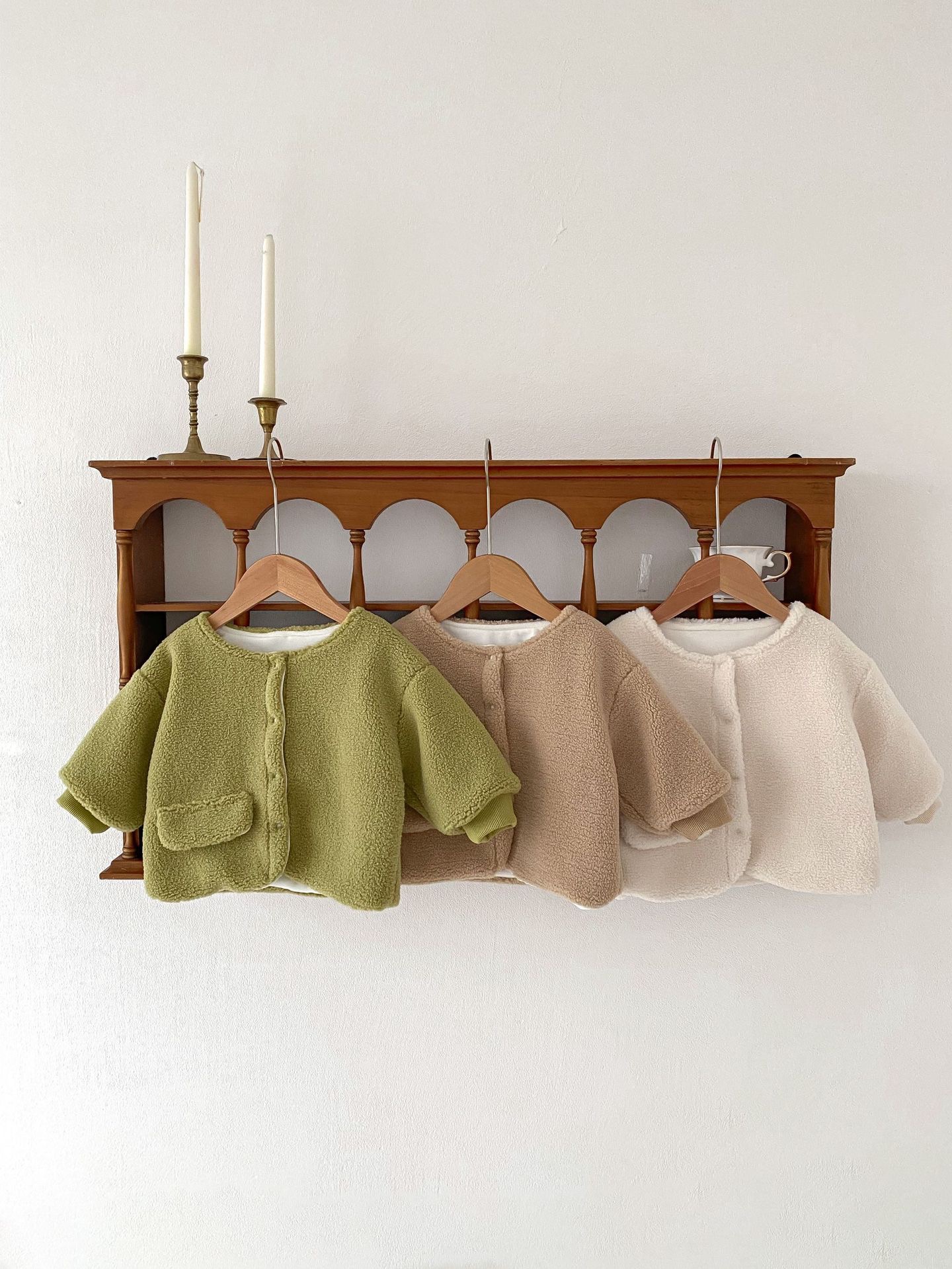 韓版新品冬裝毛絨外套