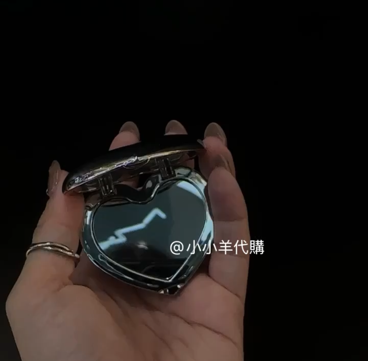 Mac限量愛心鏡子手機支架（送紙袋）
