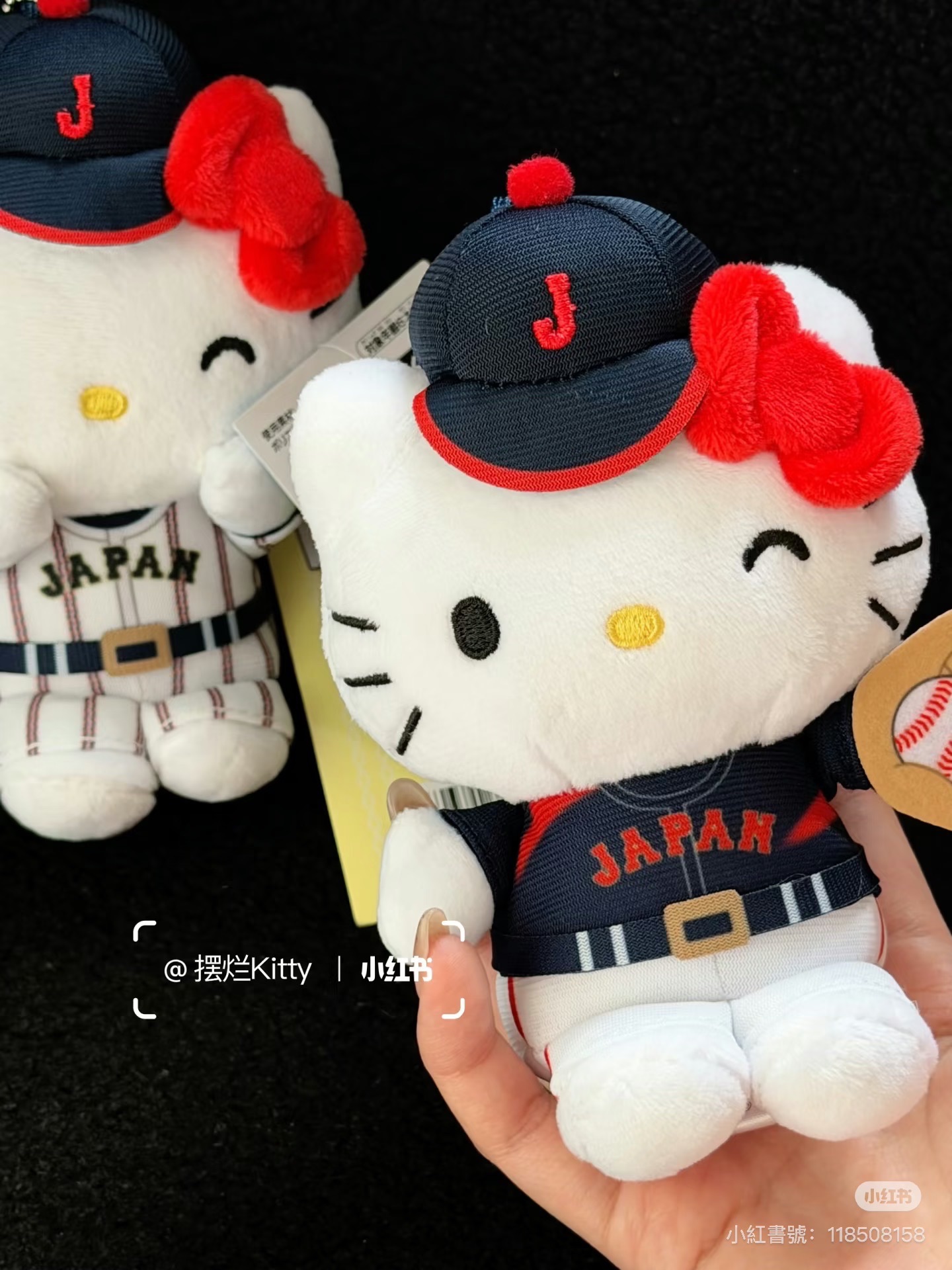 HELLO KITTY聯名 日本客隊吊飾掛件