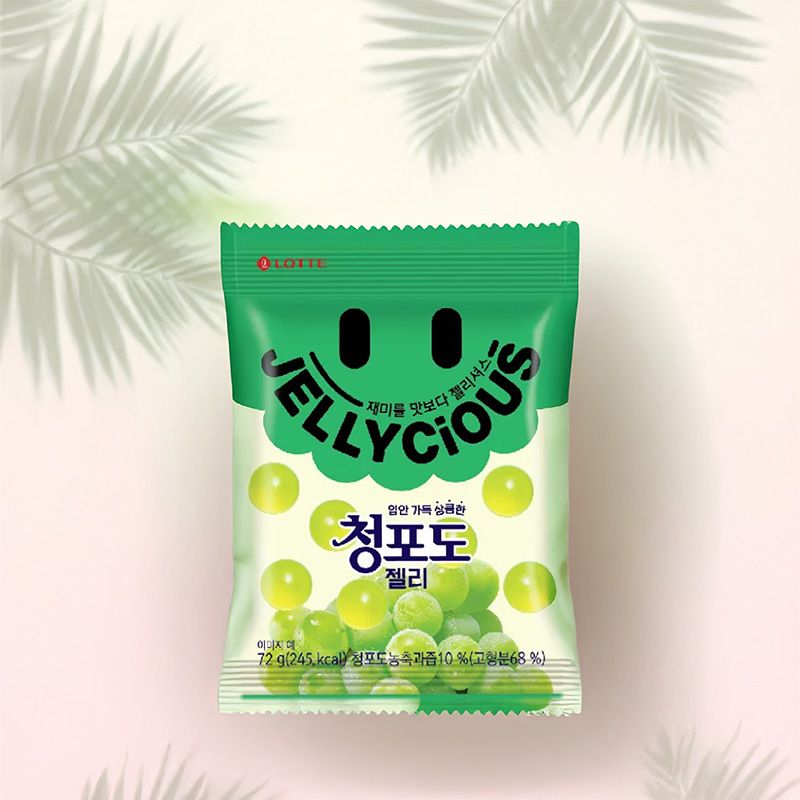 韓國樂天青葡萄QQ糖