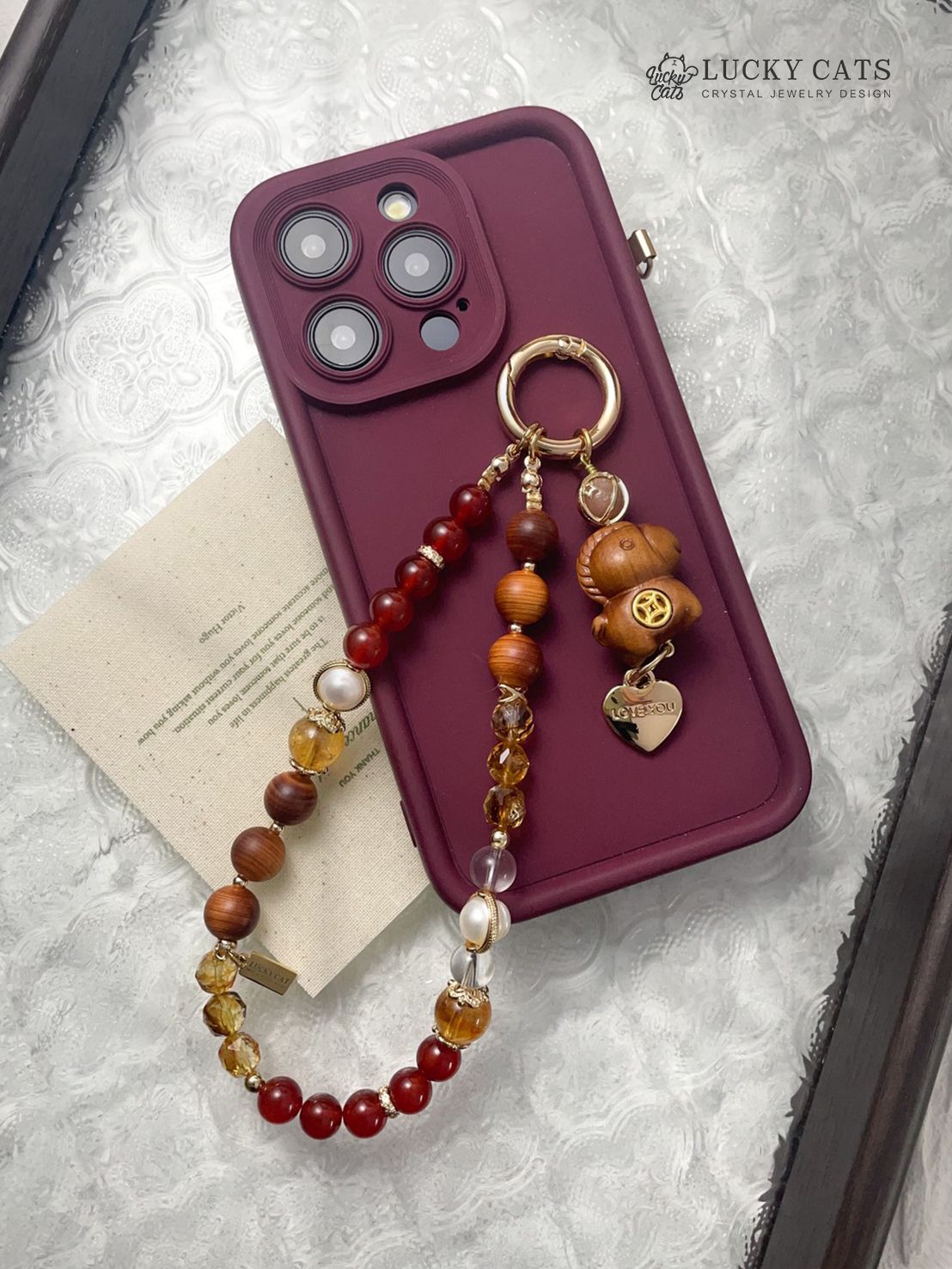 🔮Lucky Cats 🧧馬年大吉｜祝福款能量手機鏈🧧