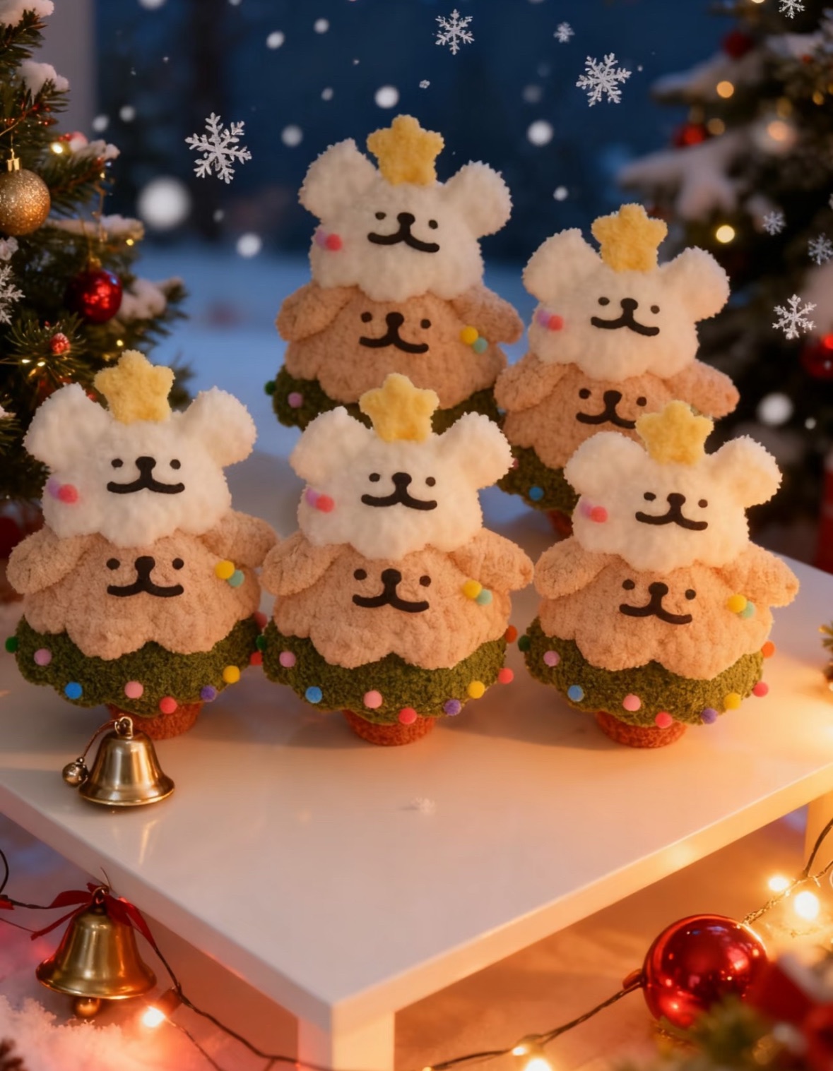 【非官方授權】（預購28-30天）線條小狗聖誕樹（附燈串）