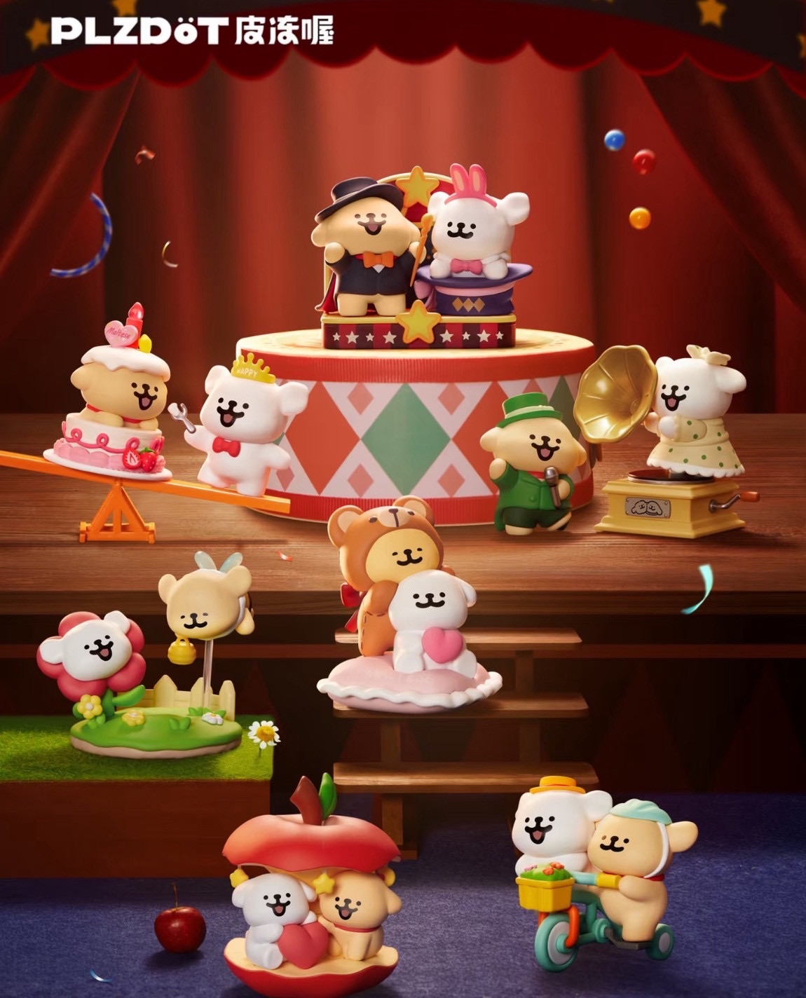 【正版授權】（預計4月初-4月中到貨）線條小狗幸福瞬間盲盒