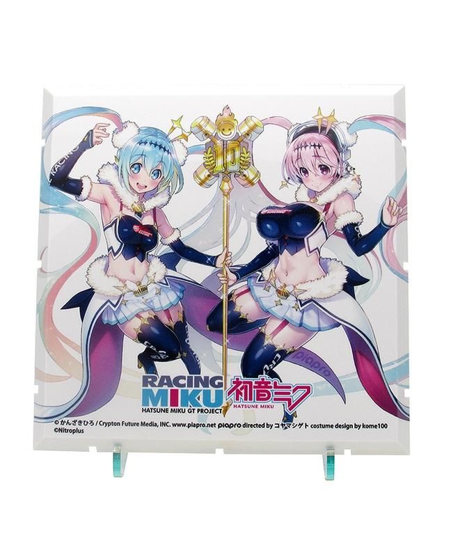 【模販珍藏館】*現貨* 代理 PLM 黏土人 場景 賽車維修區 2018 賽車初音 背景片 超級索尼子合作