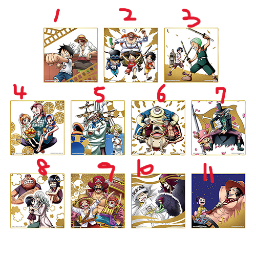【模販珍藏館】*現貨* 代理 一番賞 海賊王 航海王 Best of Omnibus H賞 畫板 色紙 剩10款