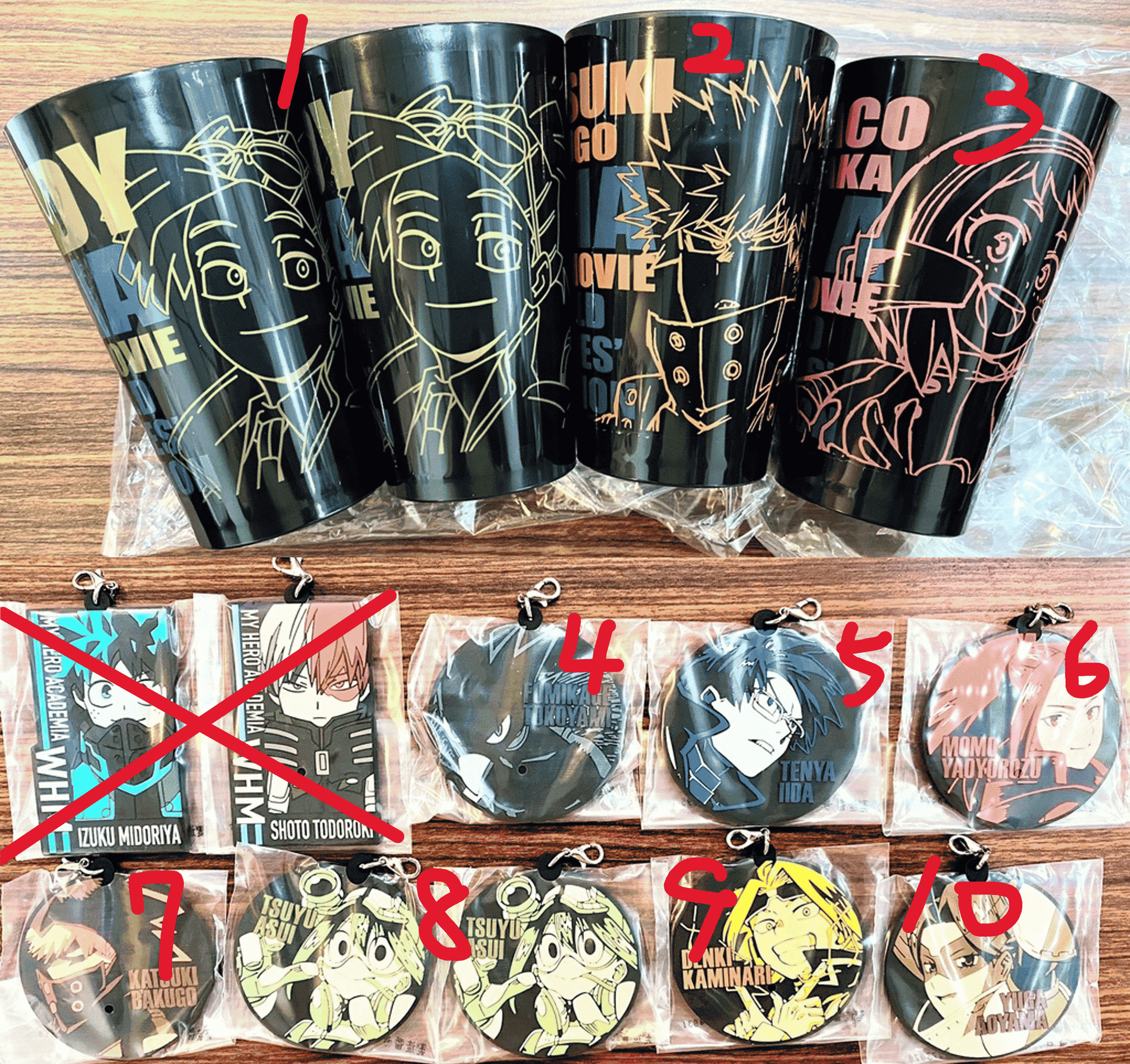 【模販珍藏館】*現貨* 代理 一番賞 我的英雄學院 THE MOVIE 世界英雄任務 E賞 杯子 G賞 橡膠吊飾
