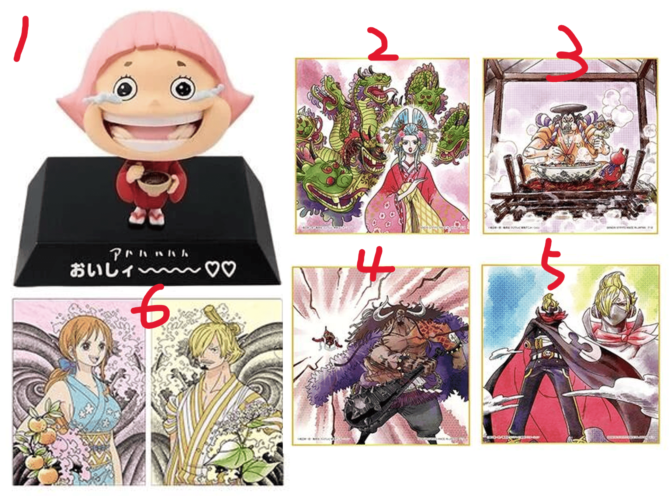 【模販珍藏館】*現貨* 代理 一番賞 航海王 海賊王 和之國 第二幕 F賞 小公仔 H賞 畫板 I賞 資料夾