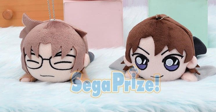 【模販珍藏館】*現貨* SEGA 景品 名偵探柯南 赤井 沖矢昴 羽田 趴姿娃娃 趴趴 中趴娃 玩偶吊飾 16公分