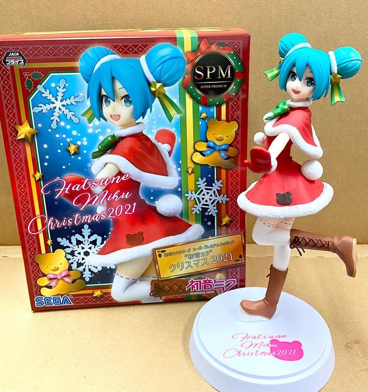 【模販珍藏館】*現貨* SEGA 景品 初音未來 miku 聖誕節 聖誕 2021 公仔 24cm