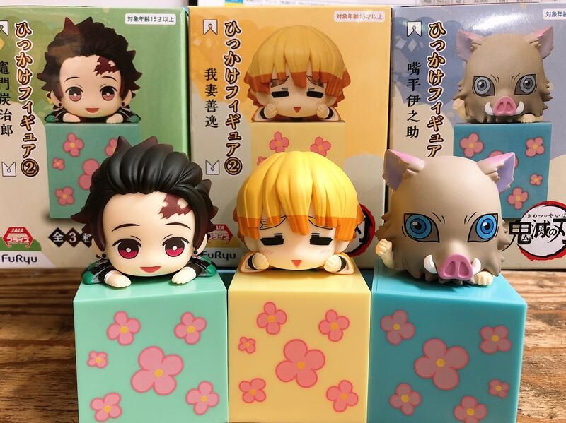【模販珍藏館】*現貨* FuRyu 景品 鬼滅之刃 Q版 趴姿公仔 第二彈 炭治郎 我妻善逸 伊之助 桌緣子 p2