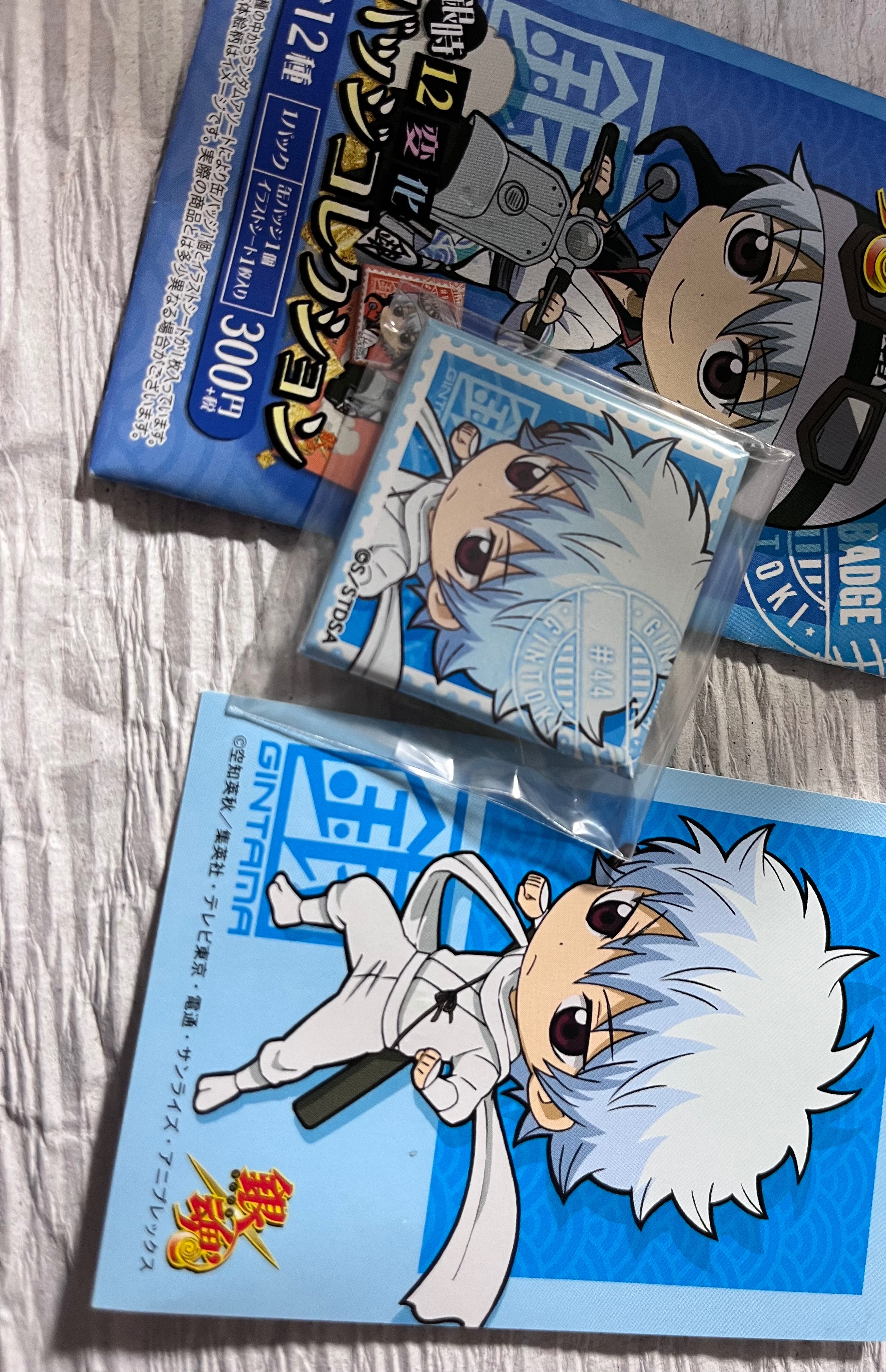 銀時徽章卡片有傷