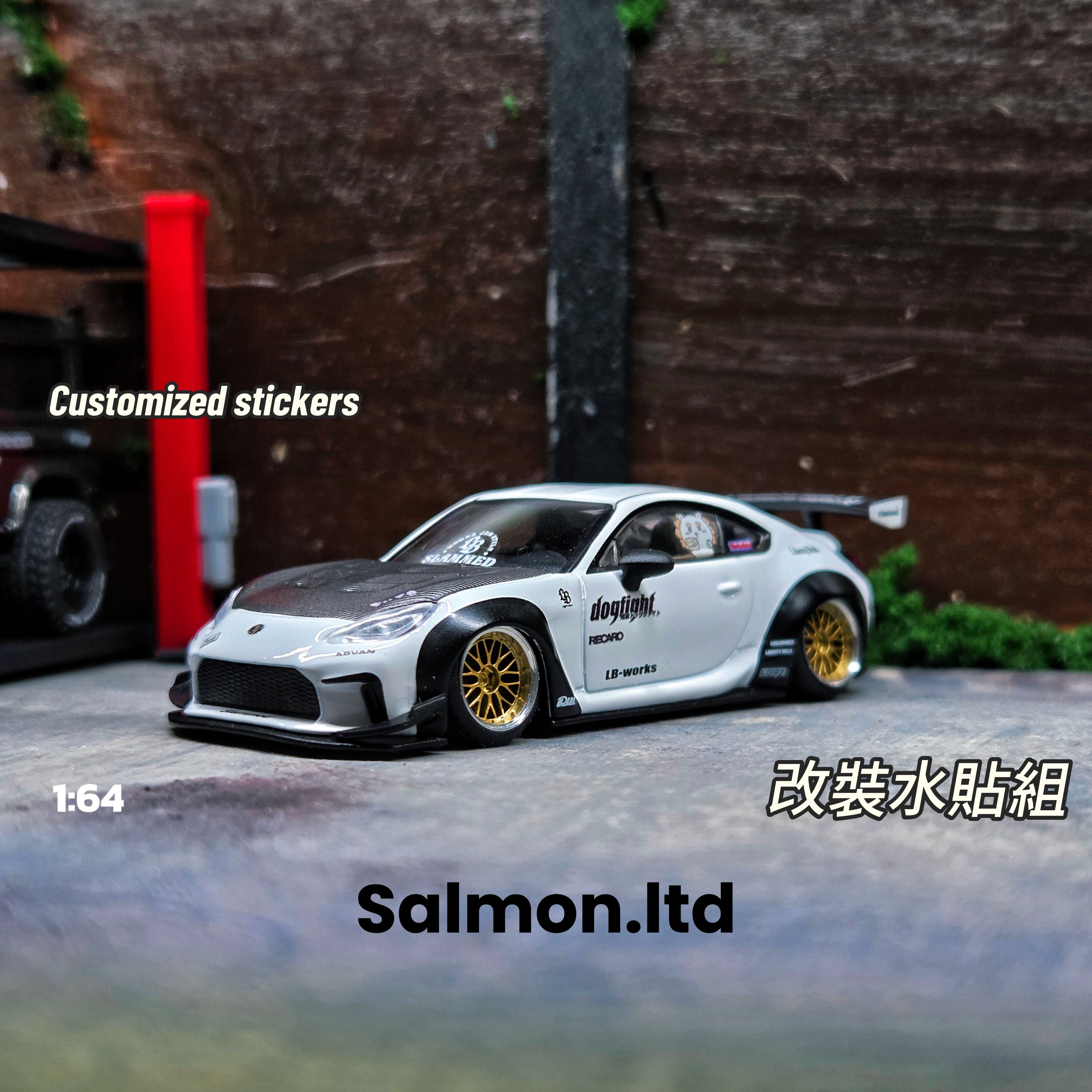 1/64jdm個性水貼