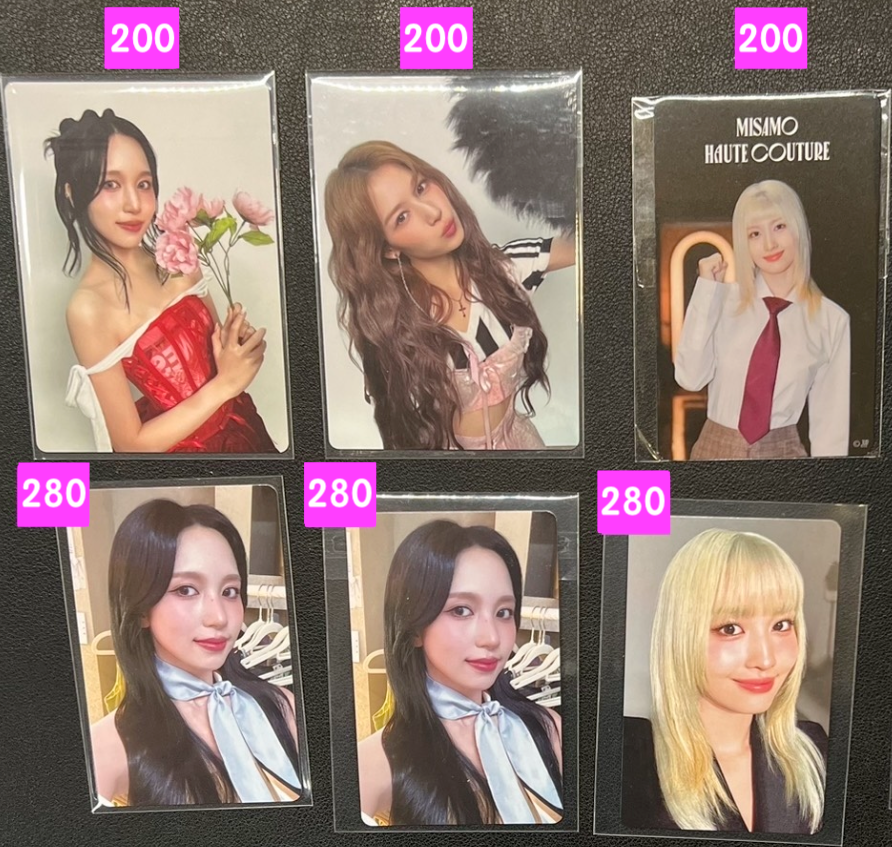 MISAMO  Haute Couture 滿額卡 / 猜拳卡 / 專卡