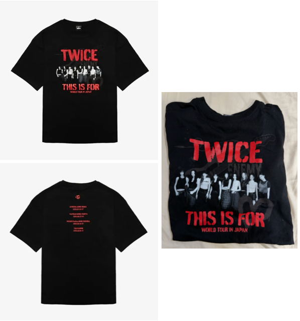 TWICE This is for 日本短T M Size（穿過一次）