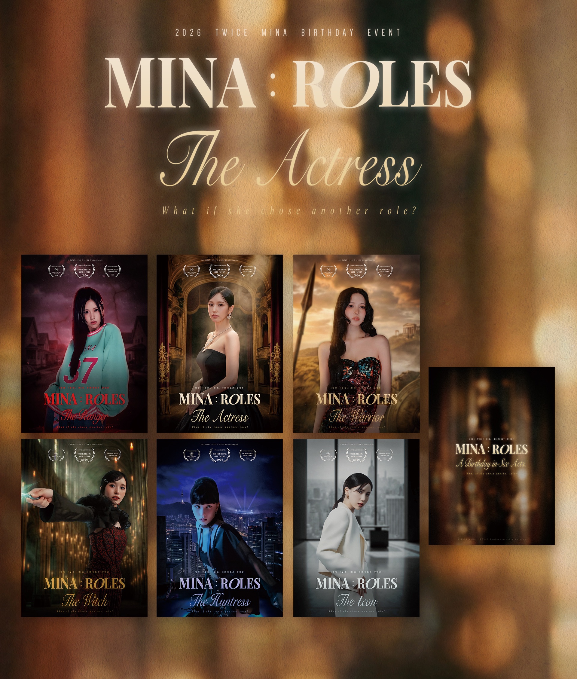 MINA：ROLES 明信片 （6張 / 套）