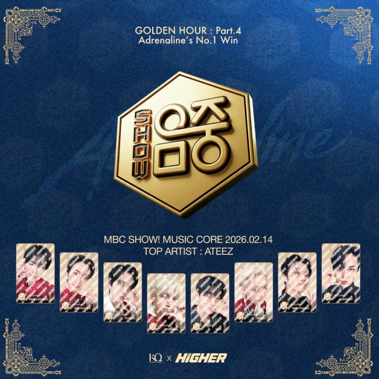 GOLDEN HOUR PART.4 HIGHER 02.14 一位特典（非現，需久等）（??）