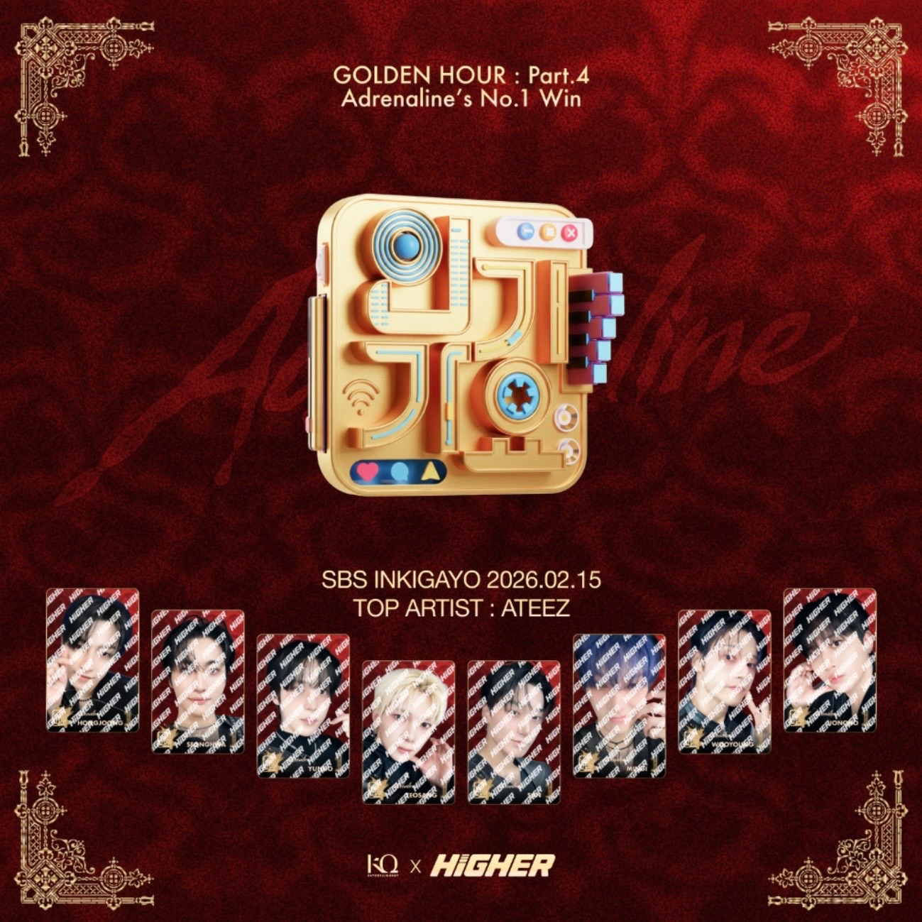 GOLDEN HOUR PART.4 HIGHER 02.15 一位特典（非現，需久等）（??）