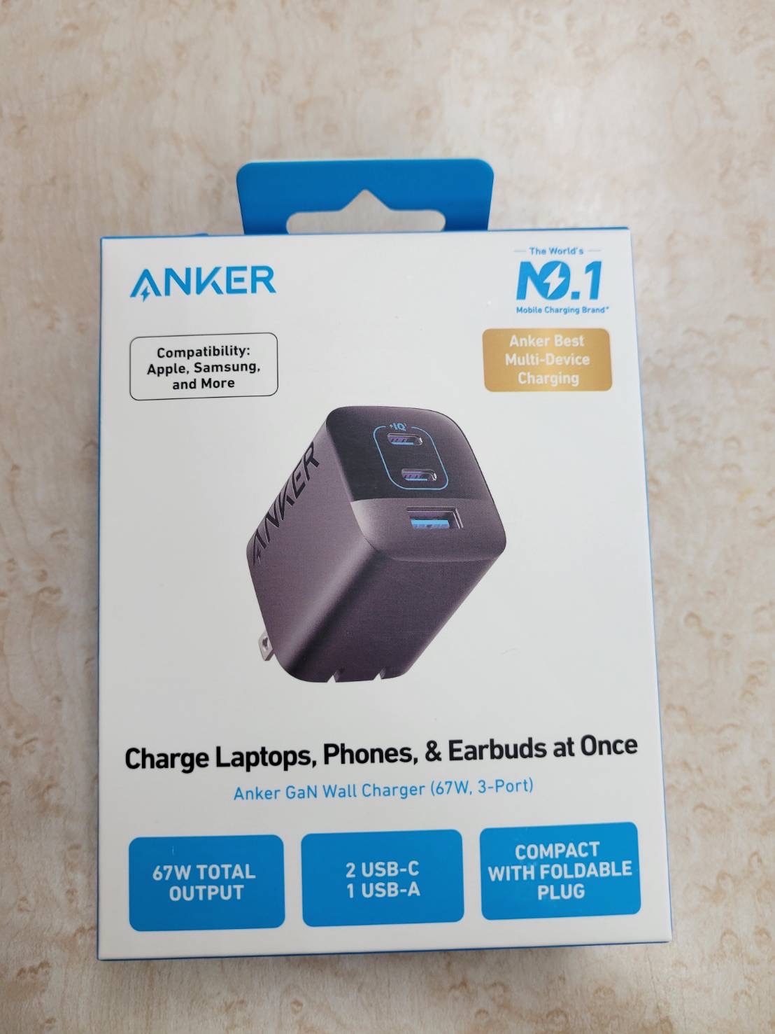 Anker 336 Charger 67w 快充頭
