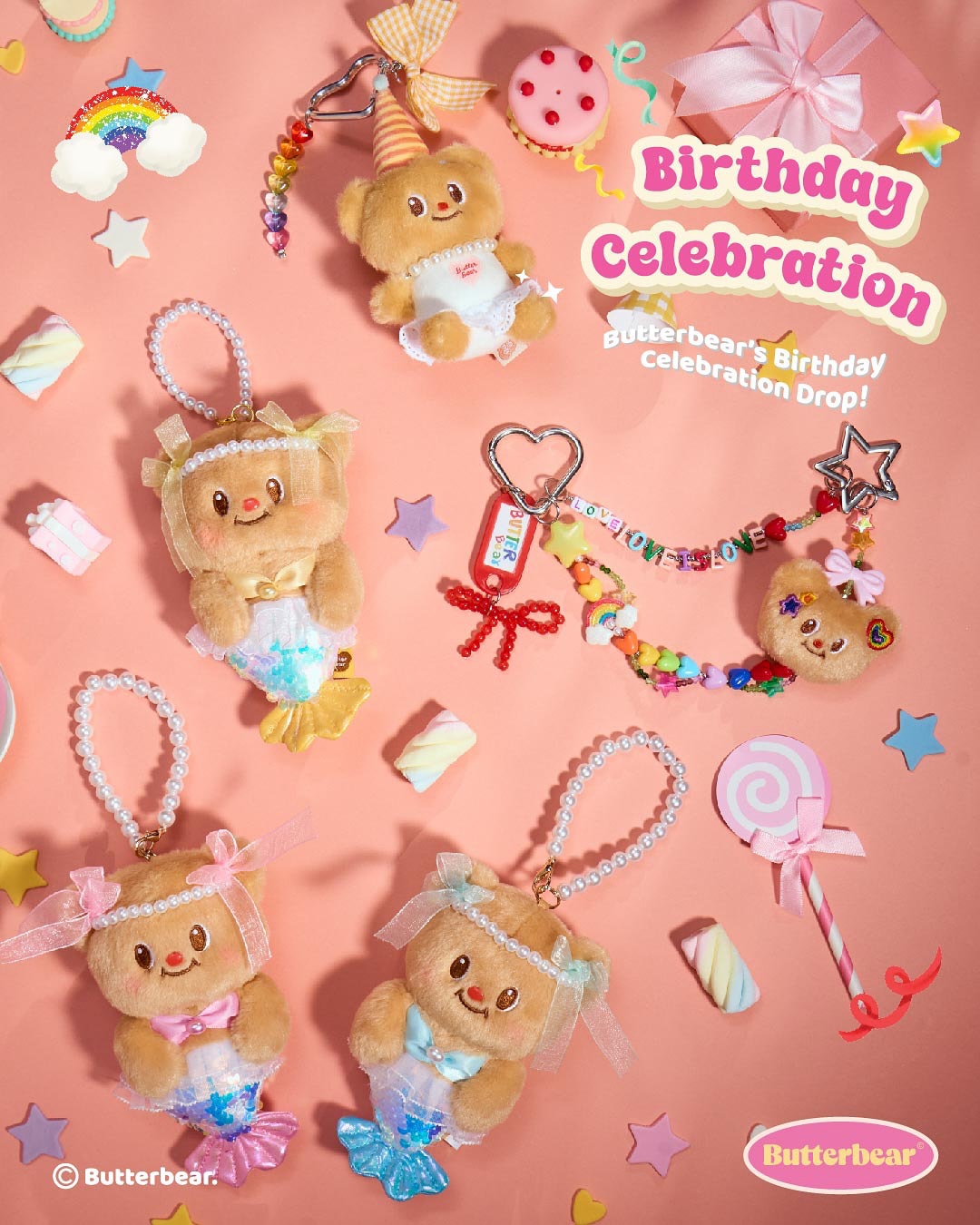 ⚠️預購！泰國 BUTTER BEAR 生日新品
