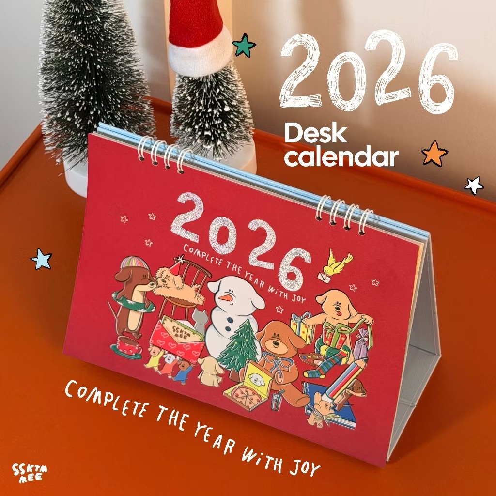 ⚠️預購！泰國 dog 桌曆組