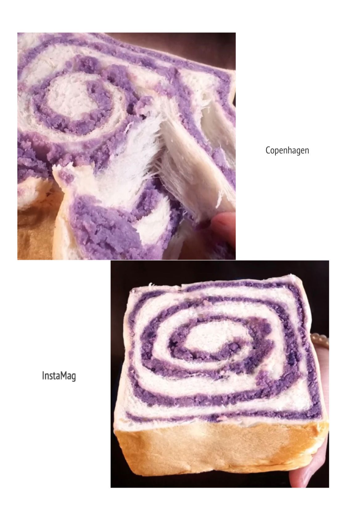 SaSa烘焙-紫薯芋泥手撕吐司