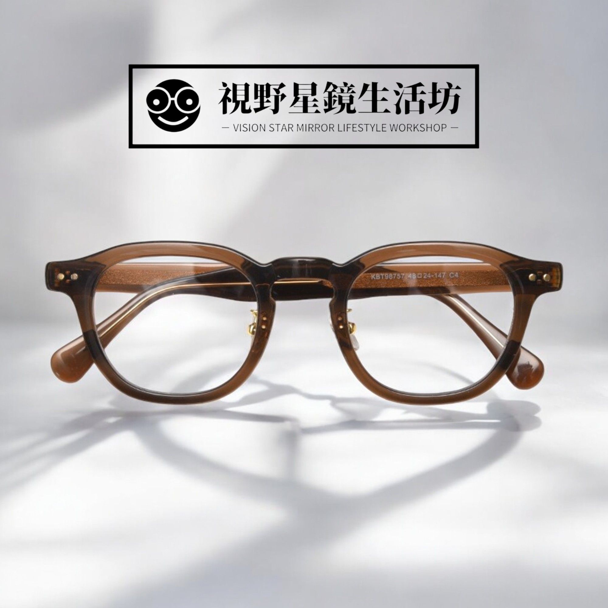 【現貨附盒】日韓風格復古厚板材鼻托設計2025年透明黑色粗框顯瘦穿搭小臉必備平光光學眼鏡