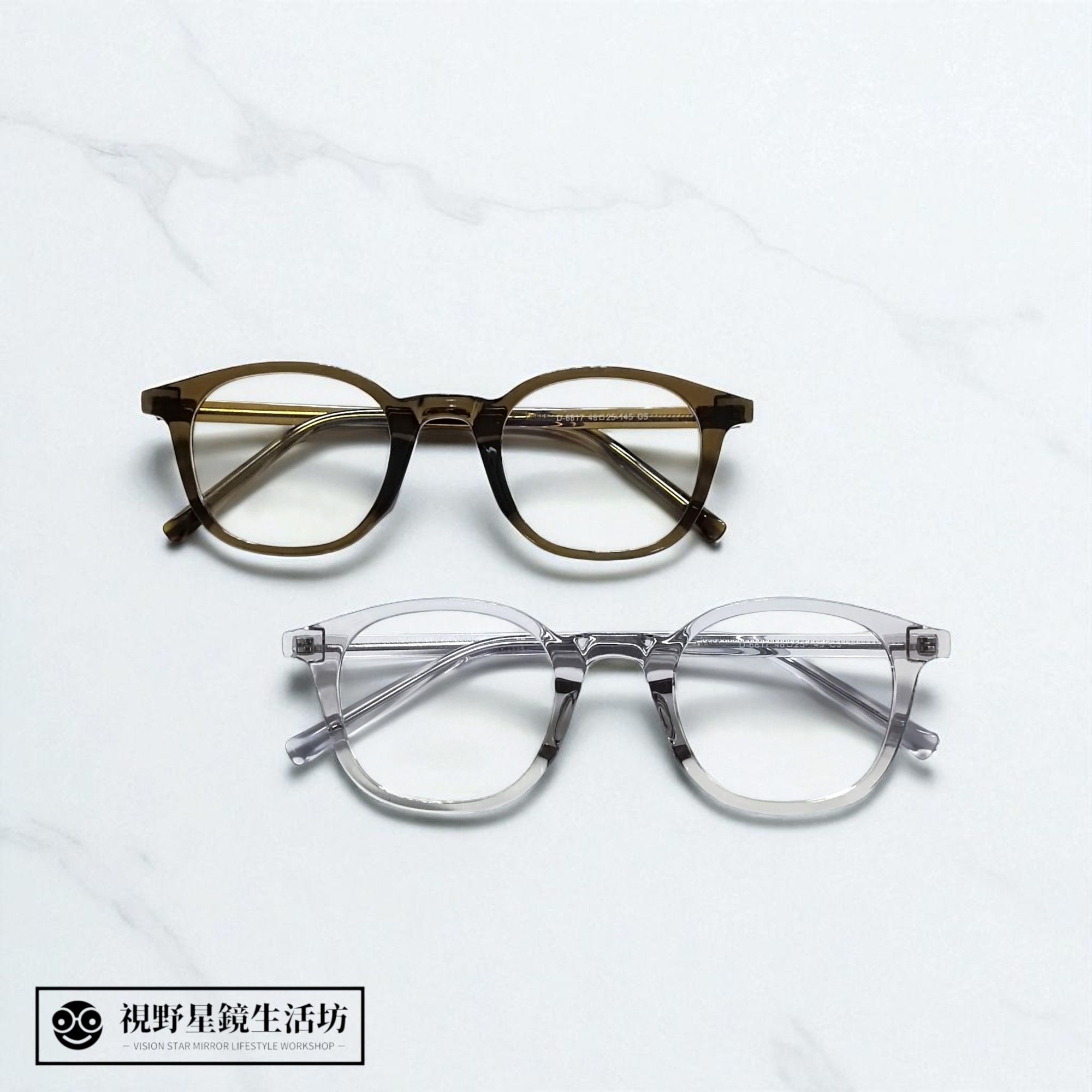 【附眼鏡盒】新貨報到✨復古圓框板材膠框百搭大眾小臉潮流光學眼鏡
