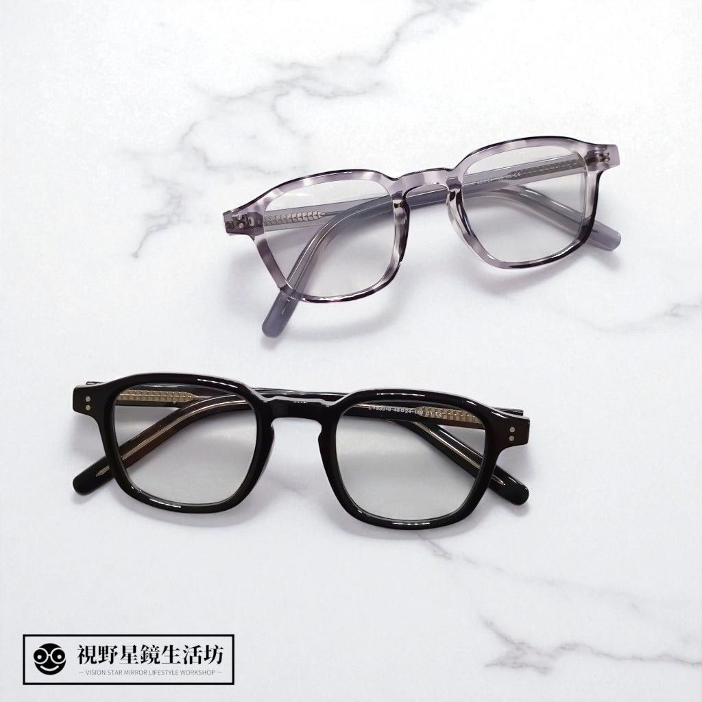 【附眼鏡盒】新品報到✨TR+板材小框膠框百搭款低調黑色膠框光學眼鏡