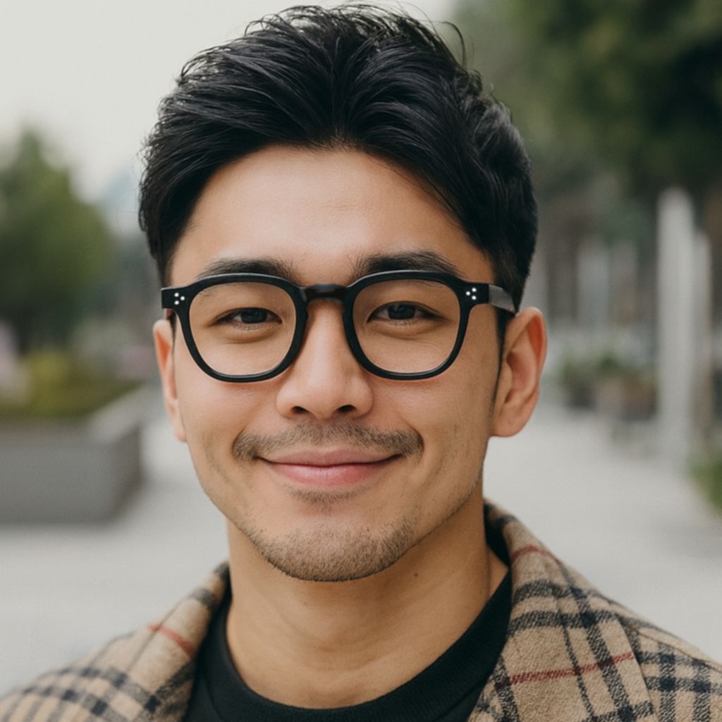 【現貨附盒】2025❤️最新款式厚板材切邊大框面設計復古文藝平光眼鏡