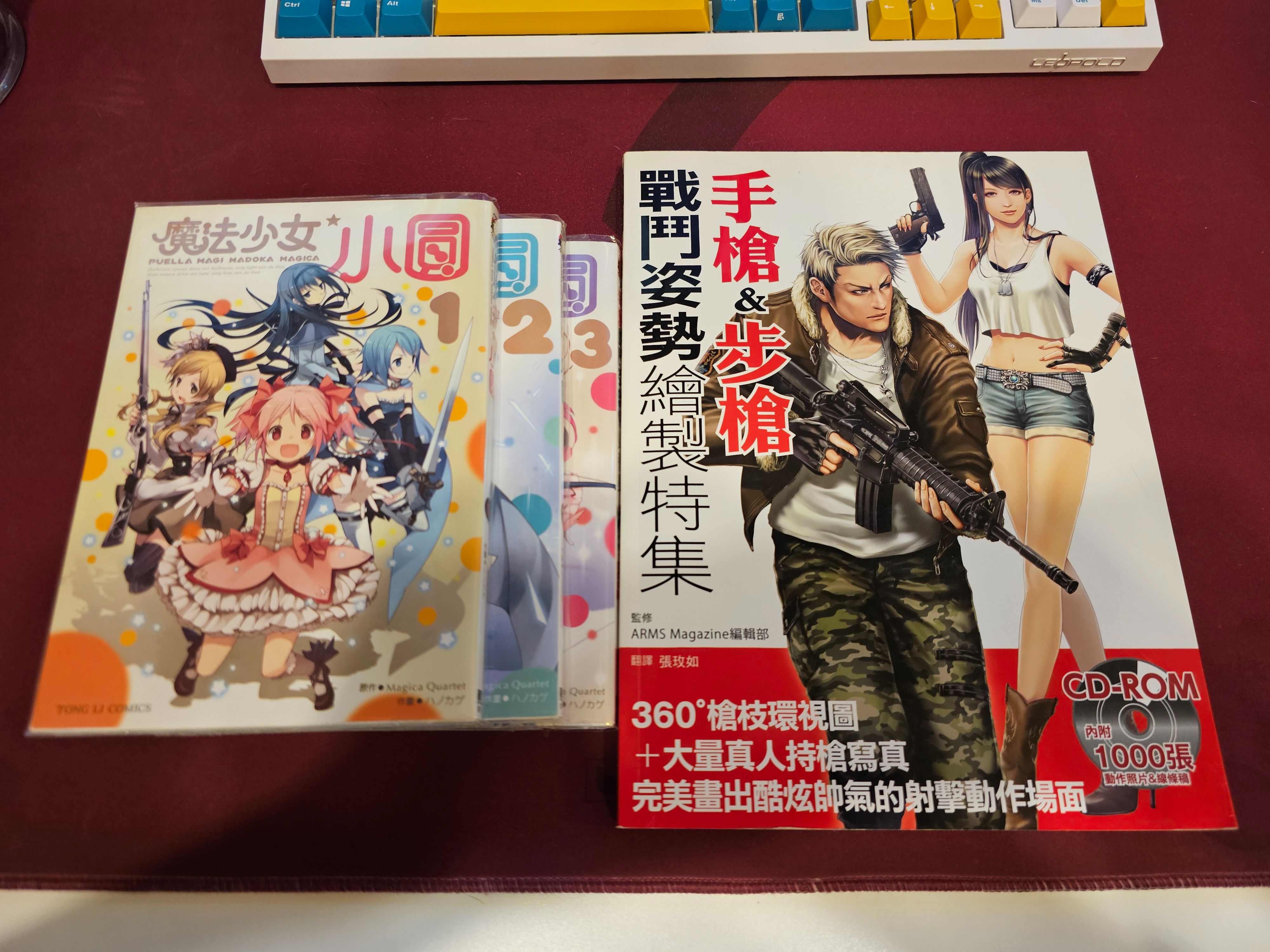 小圓和槍枝姿勢集