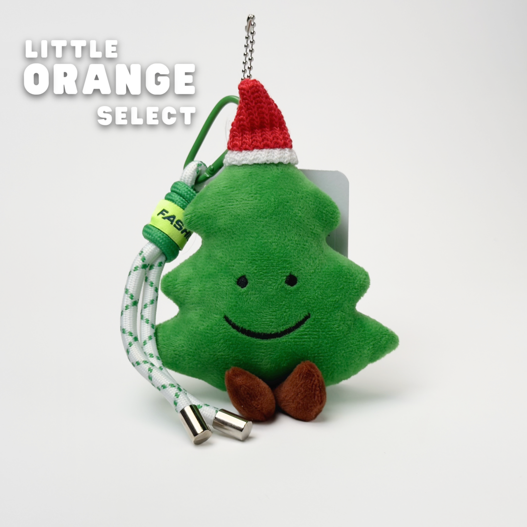 小凌橘子］聖誕節聖誕樹帽吊飾 玩偶吊飾 聖誕禮物 情侶吊飾 書包掛件 鑰匙扣吊飾 背包掛飾 交換禮物 包包吊飾