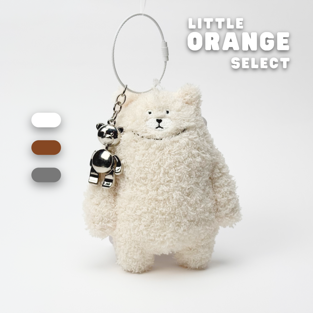 ［小凌橘子］QQ毛熊熊吊飾掛件 玩偶吊飾 聖誕禮物 情侶吊飾 書包掛件 鑰匙扣吊飾 背包掛飾 交換禮物 包包吊飾